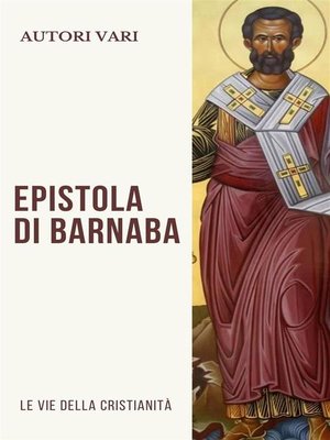 cover image of Epistola di Barnaba